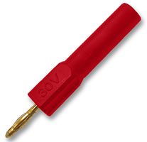 MULTICOMP - A-6.206-R - 测试转接器 2MM/4MM 公/母 红色