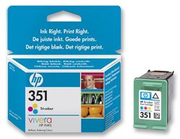 HEWLETT PACKARD - CB337EE - 打印墨盒 CB337EE 351 彩色
